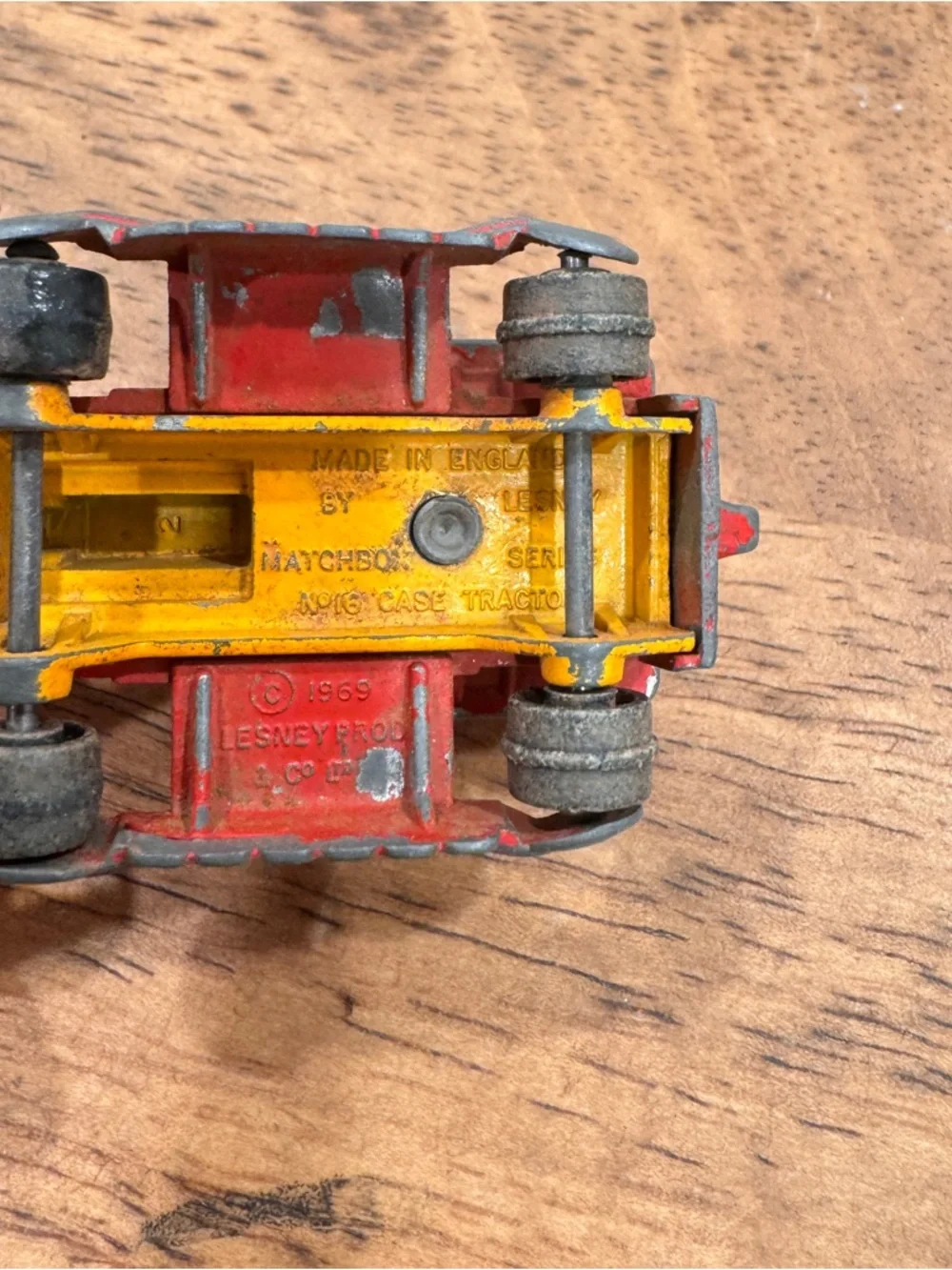 Vintage Matchbox Lesney Vehicles Set of 2 Fire Truck Tractor Bulldozer